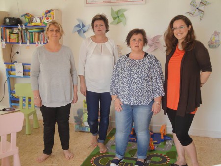 L'équipe de la MAM au complet 